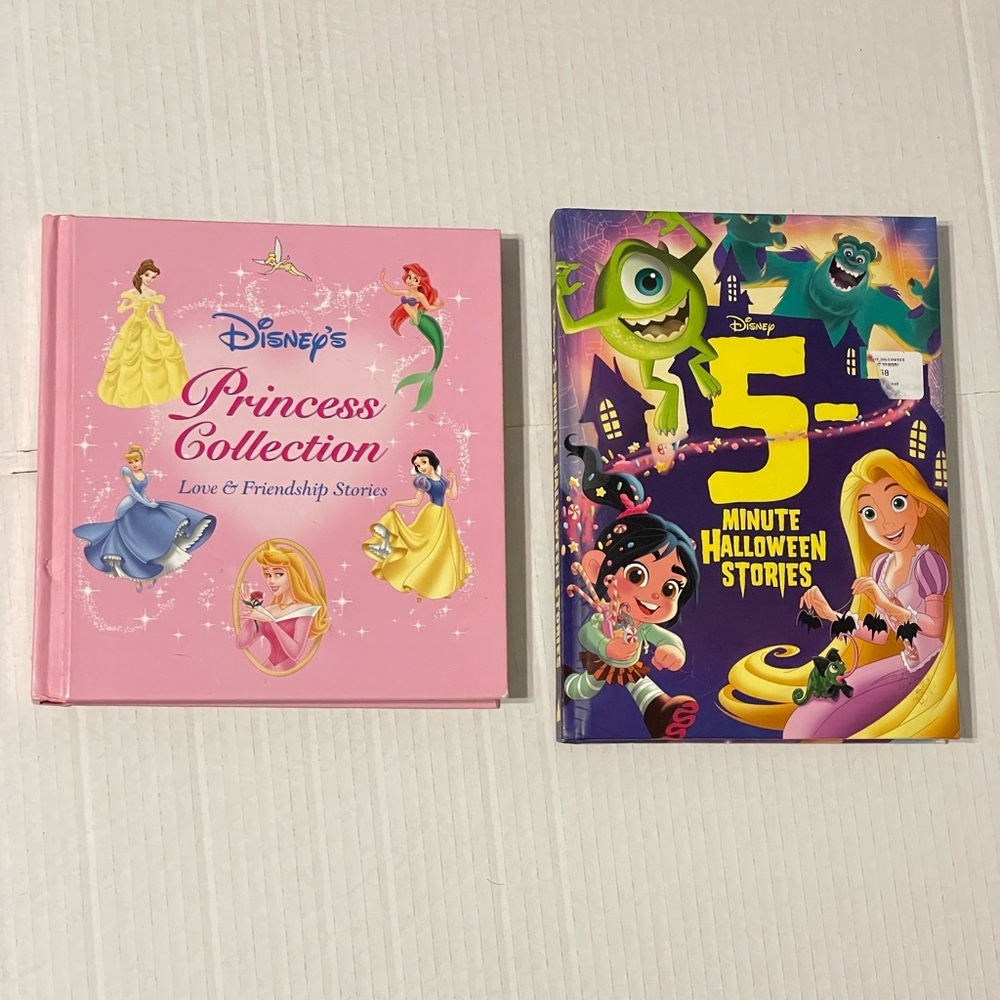 Two Disney's Princess Storybook Collection/ Disney 5-Minute Halloween Stories